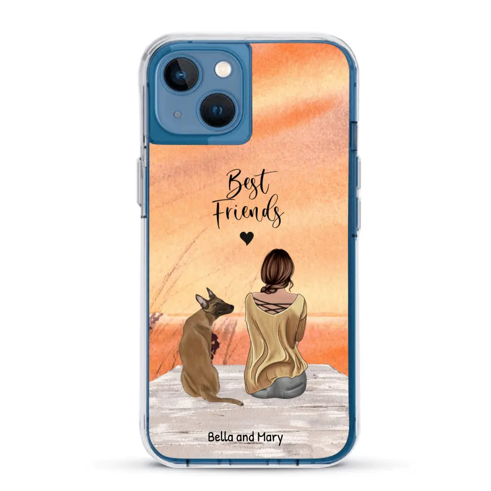 Together with my pet - Personalised Phone Case