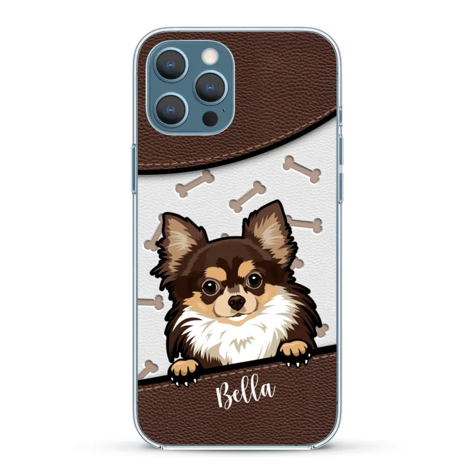 Pet leather look - Personalised Phone Case