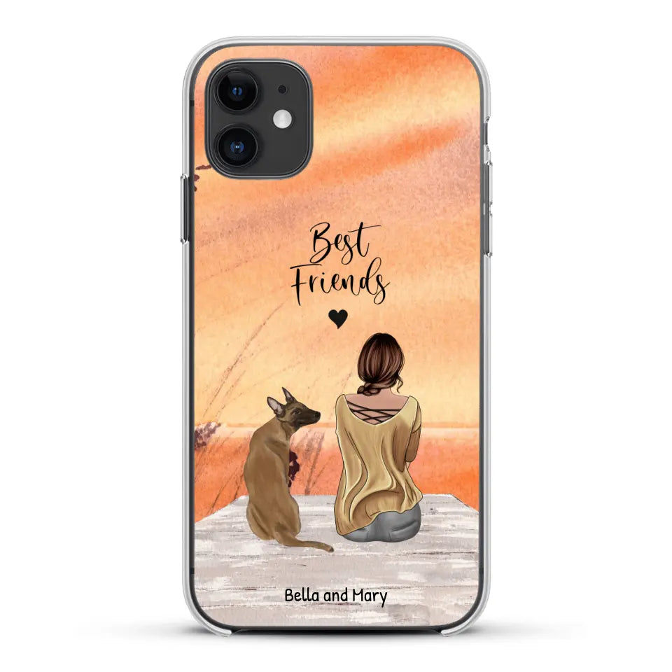 Together with my pet - Personalised Phone Case