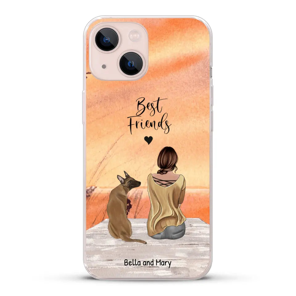 Together with my pet - Personalised Phone Case