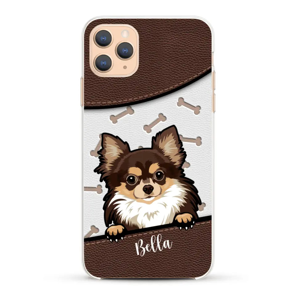 Pet leather look - Personalised Phone Case