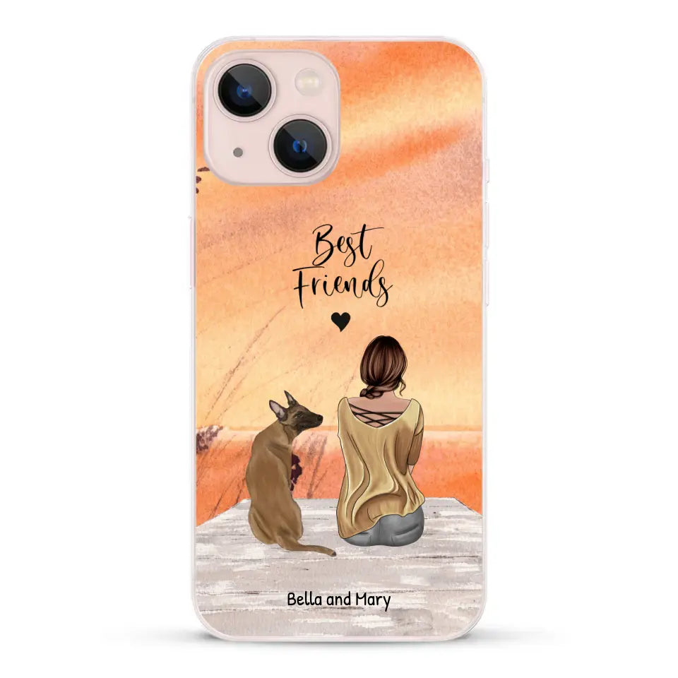 Together with my pet - Personalised Phone Case