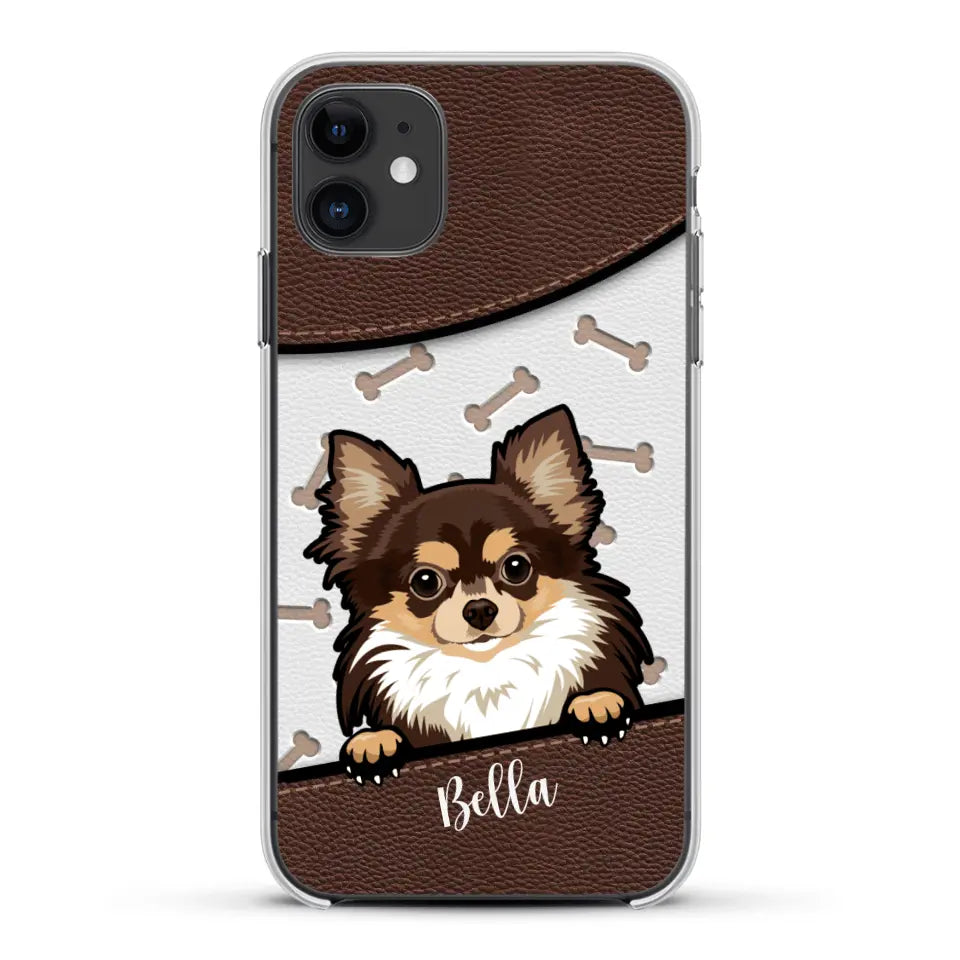 Pet leather look - Personalised Phone Case