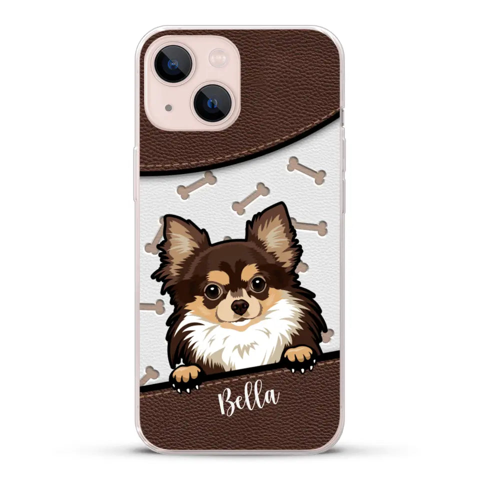 Pet leather look - Personalised Phone Case