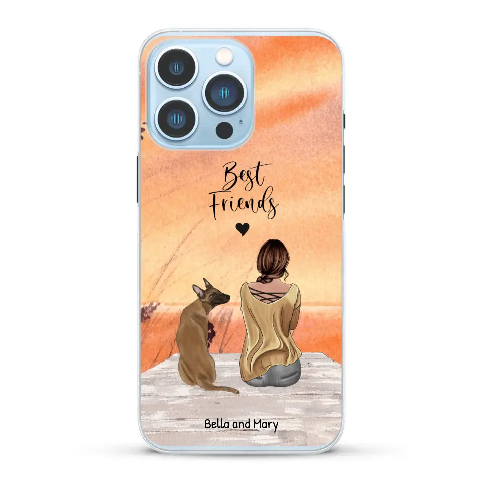 Together with my pet - Personalised Phone Case