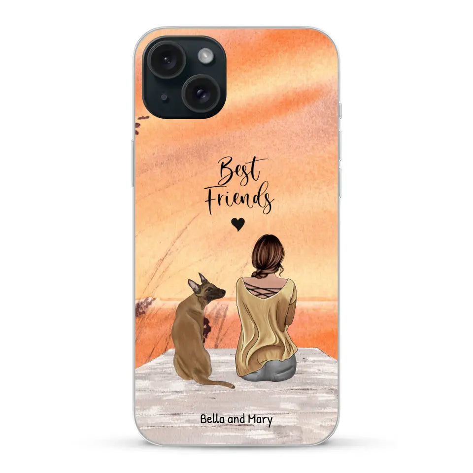 Together with my pet - Personalised Phone Case