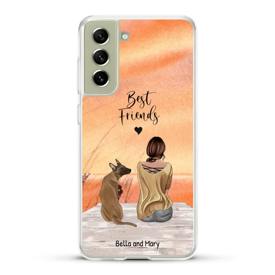 Together with my pet - Personalised Phone Case