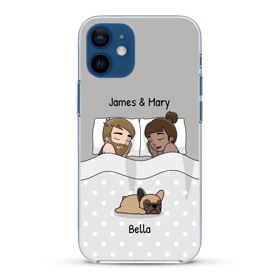 Cuddles with pets - Personalised Phone Case