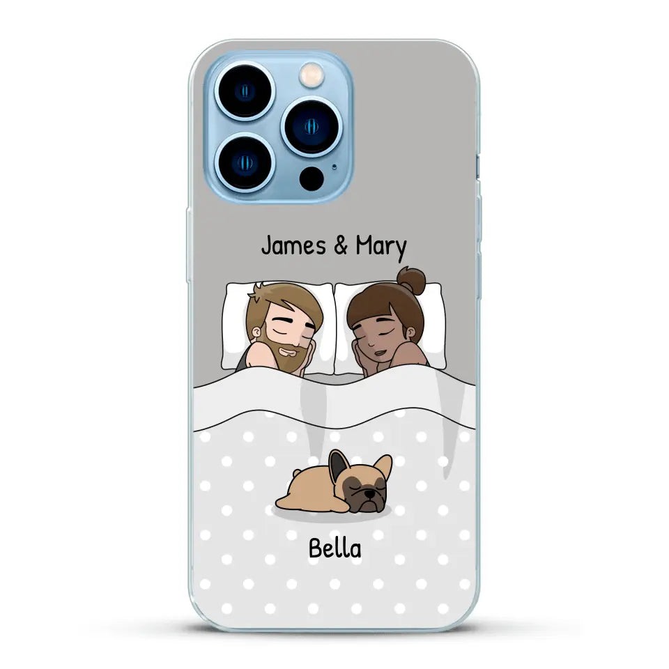 Cuddles with pets - Personalised Phone Case