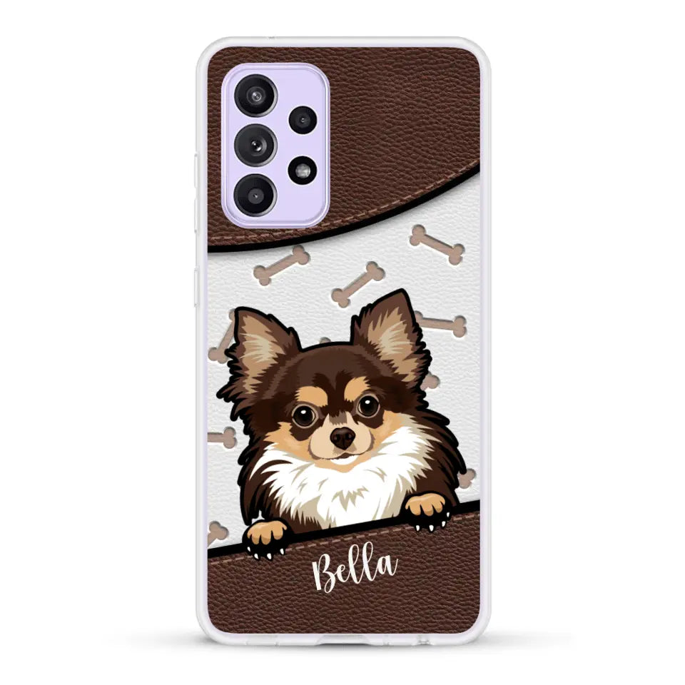 Pet leather look - Personalised Phone Case