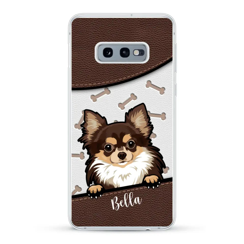 Pet leather look - Personalised Phone Case