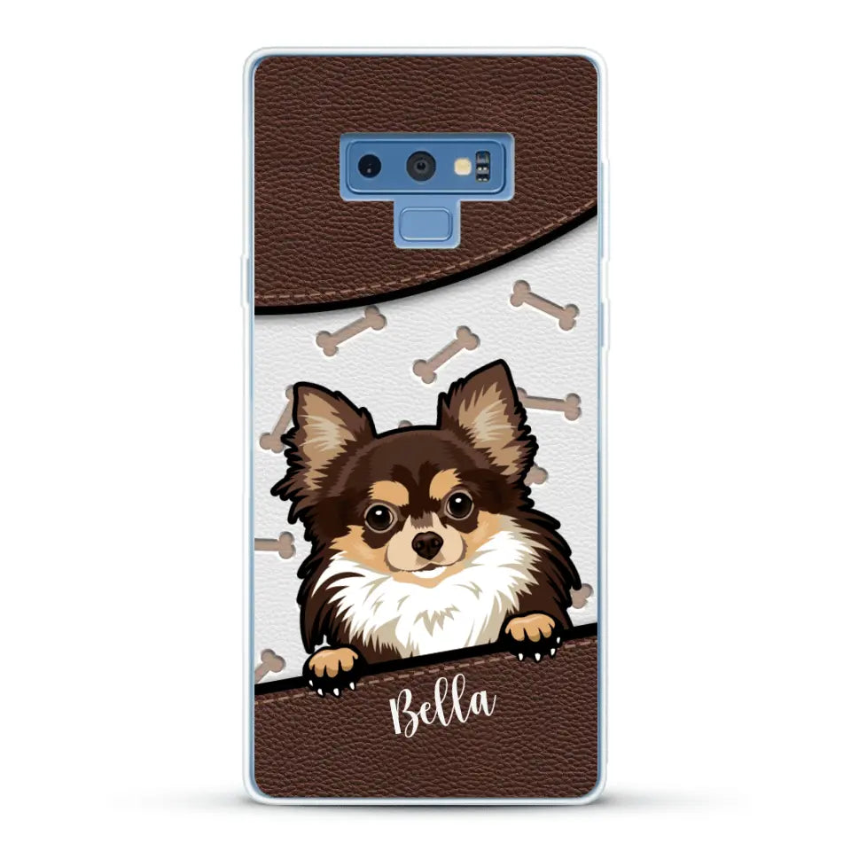 Pet leather look - Personalised Phone Case