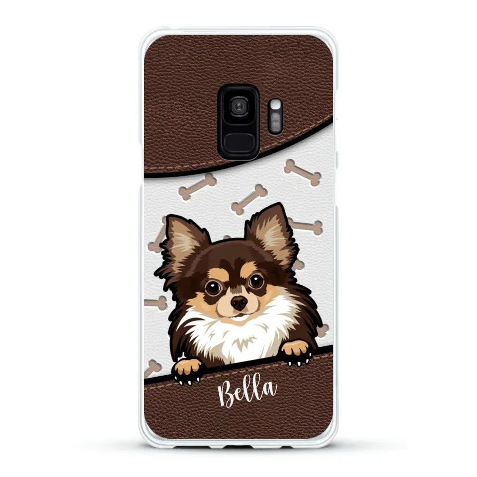 Pet leather look - Personalised Phone Case