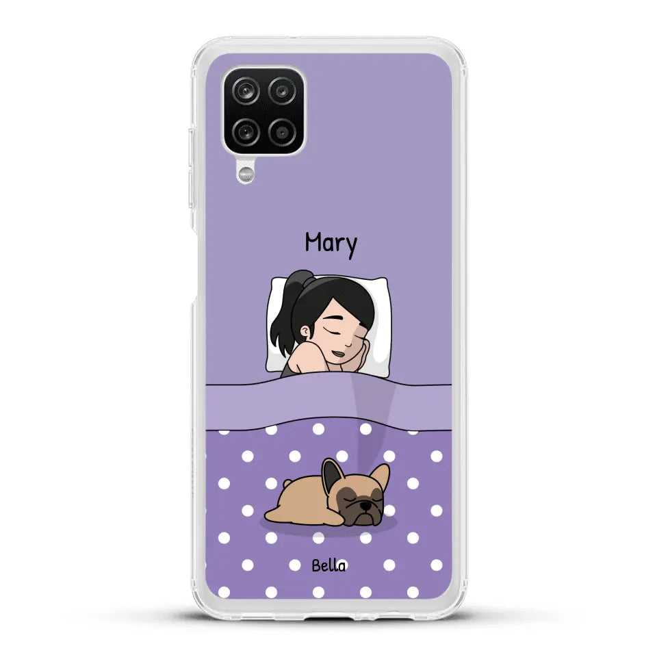 Cuddle time with pets Single - Personalised Phone Case