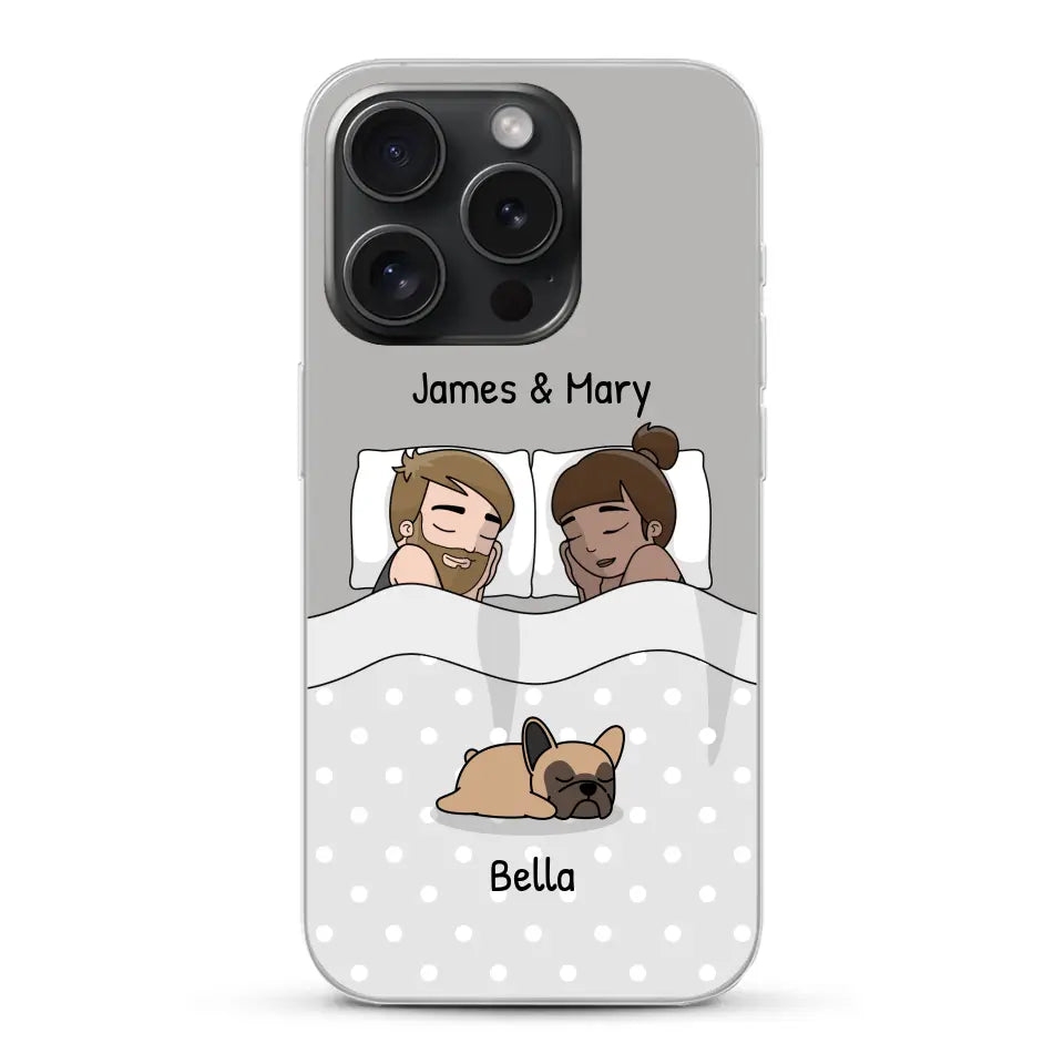 Cuddles with pets - Personalised Phone Case