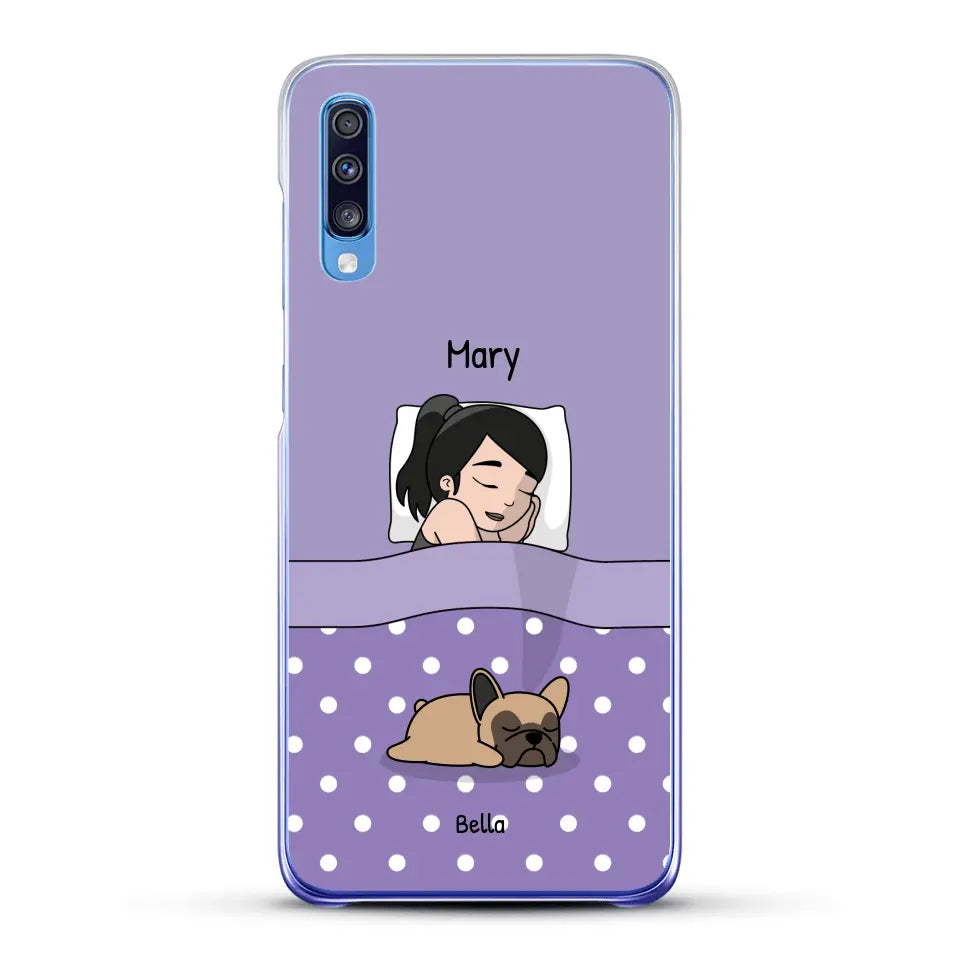 Cuddle time with pets Single - Personalised Phone Case