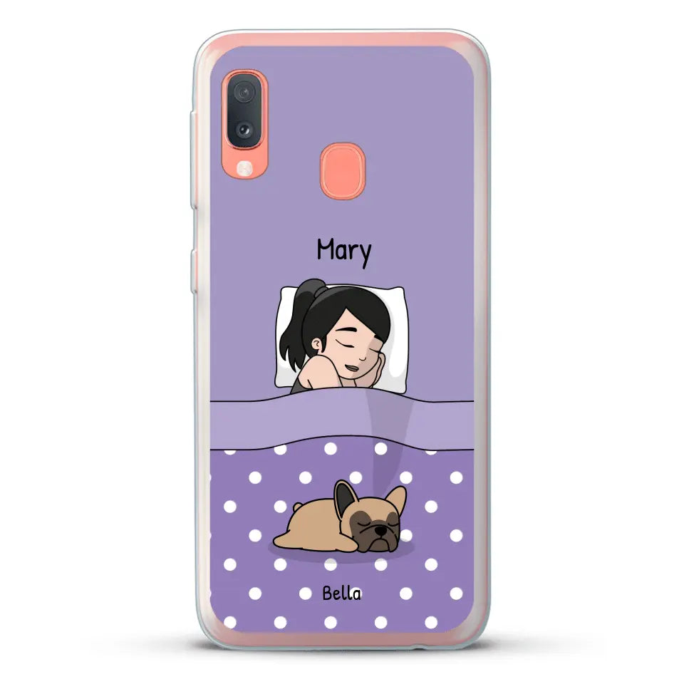 Cuddle time with pets Single - Personalised Phone Case