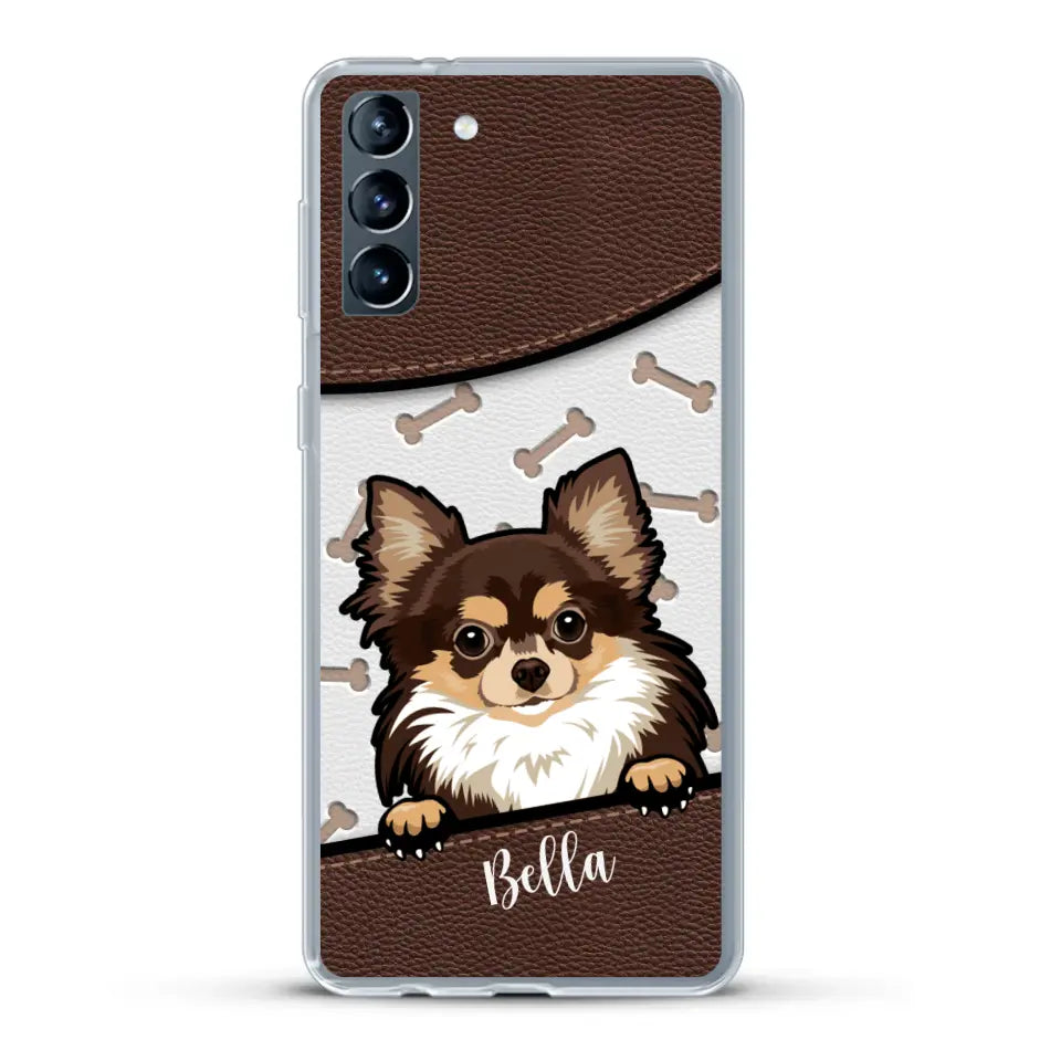 Pet leather look - Personalised Phone Case