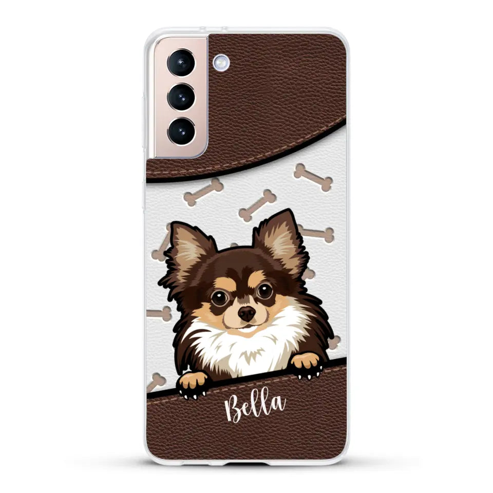 Pet leather look - Personalised Phone Case