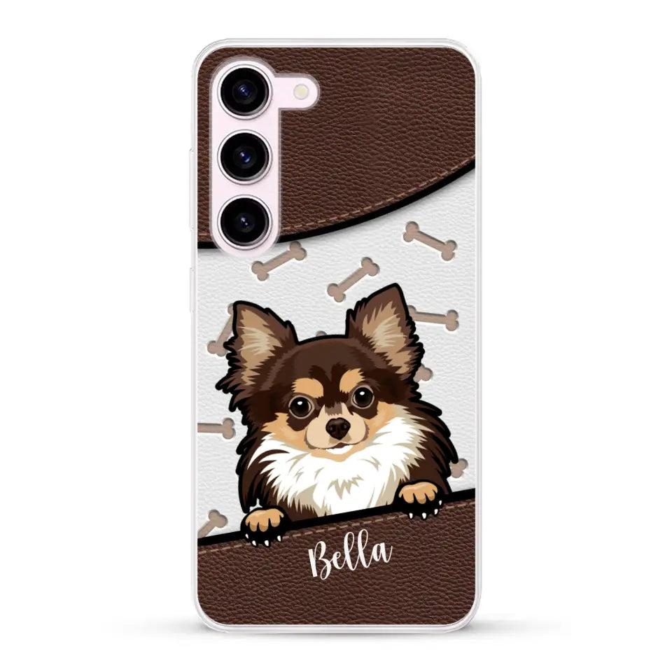 Pet leather look - Personalised Phone Case