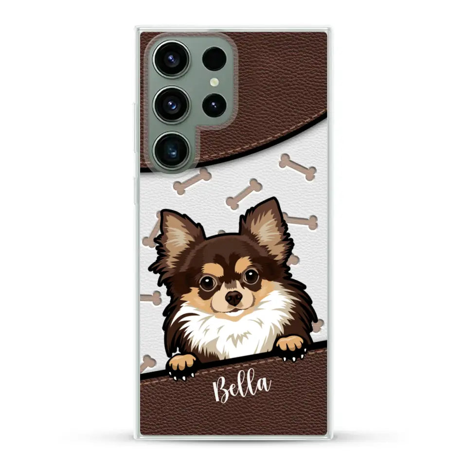 Pet leather look - Personalised Phone Case