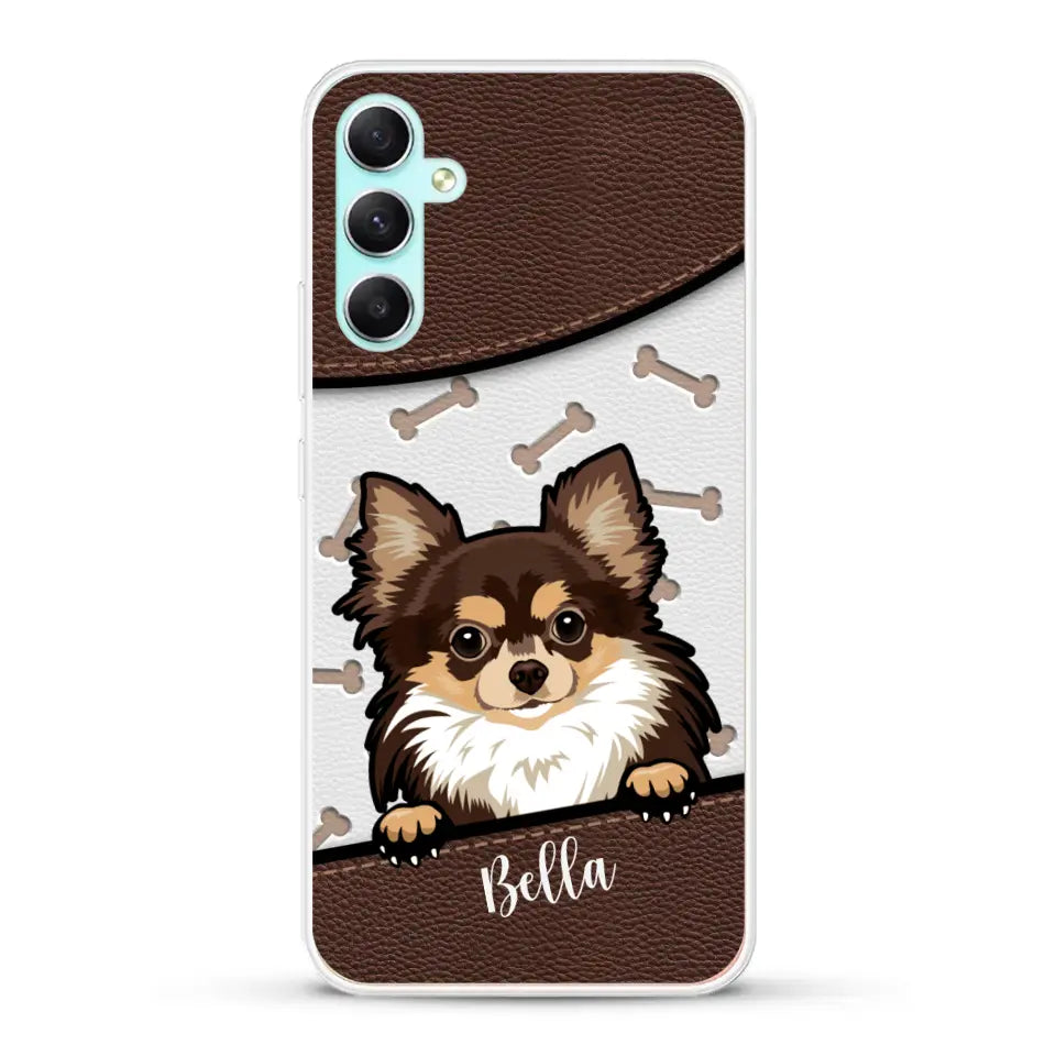 Pet leather look - Personalised Phone Case