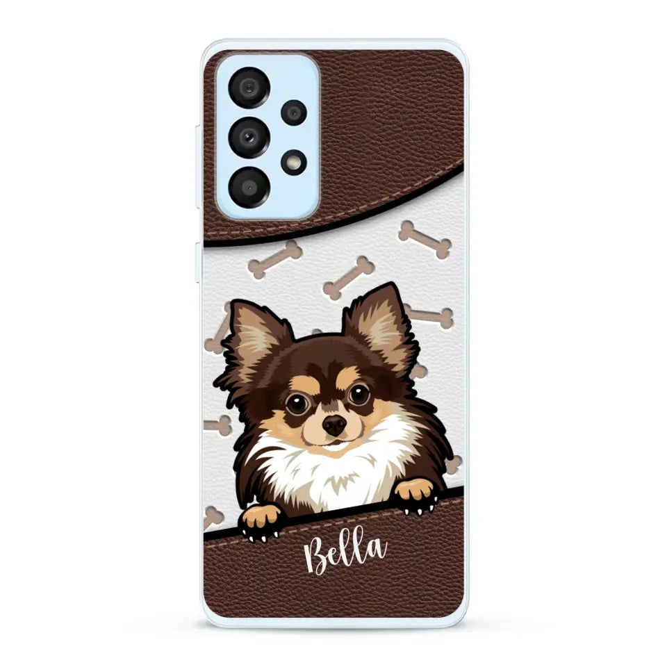 Pet leather look - Personalised Phone Case