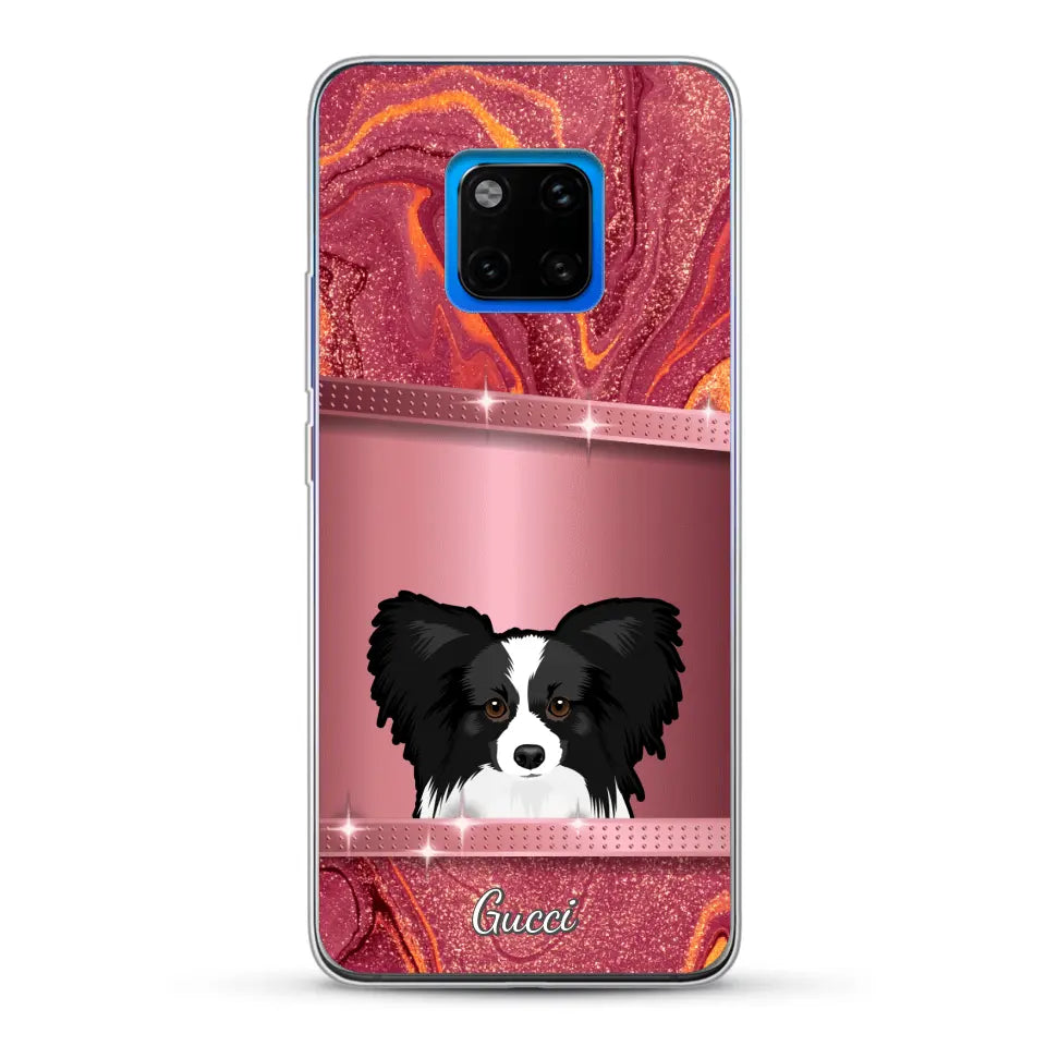 Peeking Pets Glitter Look - Personalised Phone Case