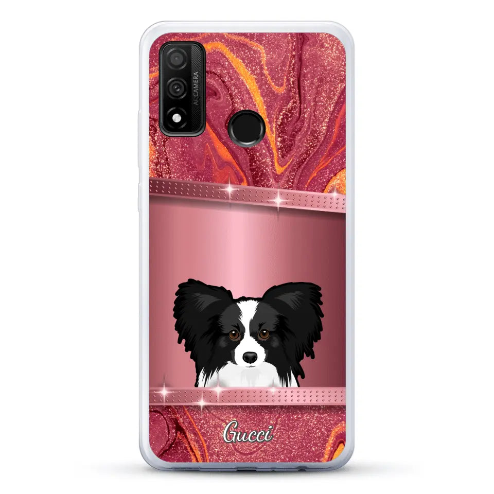 Peeking Pets Glitter Look - Personalised Phone Case