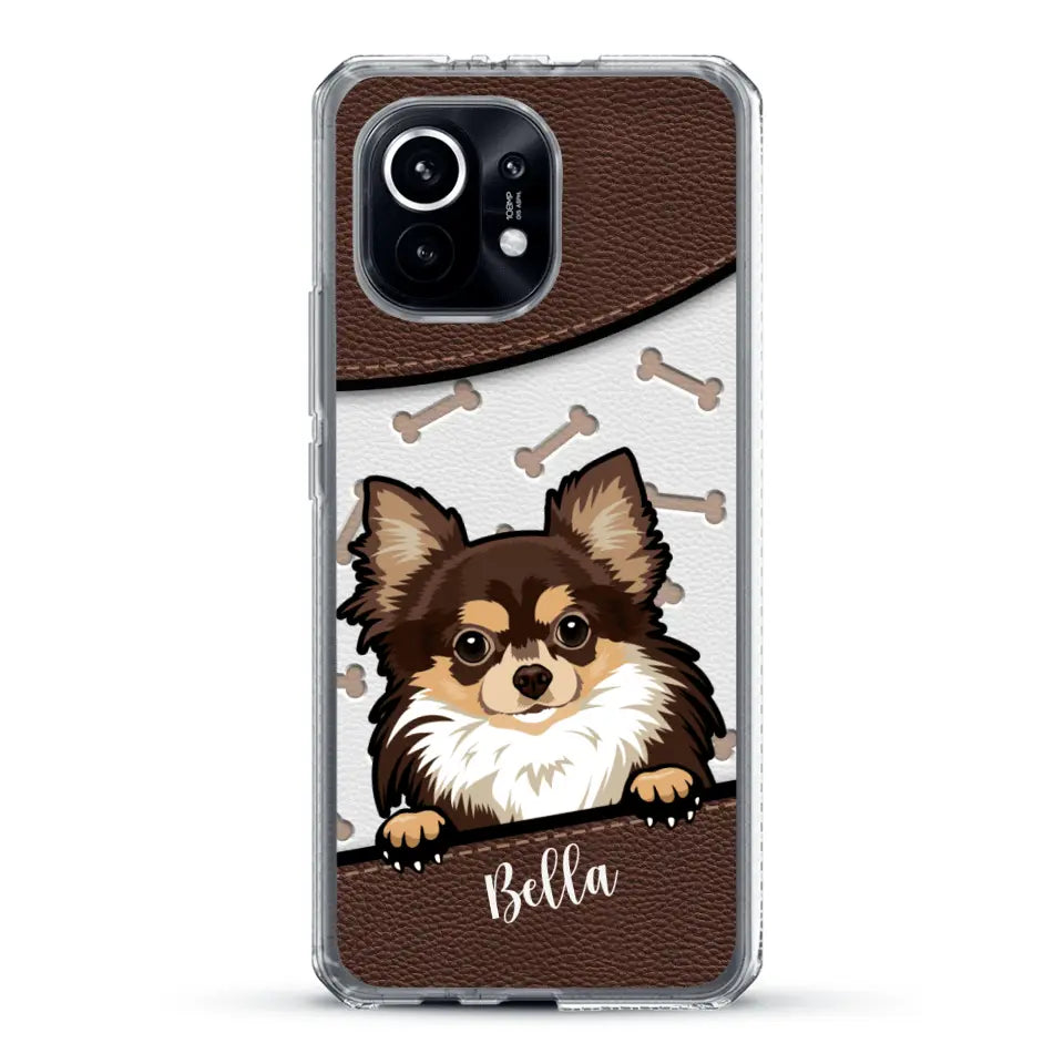 Pet leather look - Personalised Phone Case