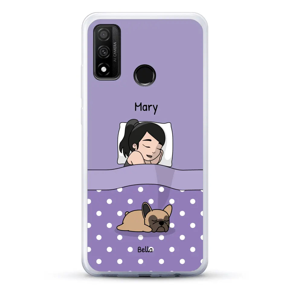 Cuddle time with pets Single - Personalised Phone Case