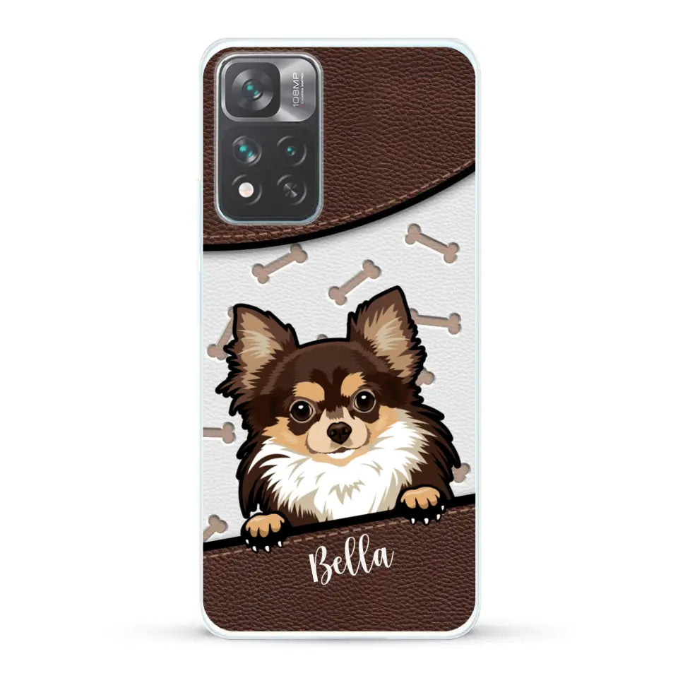 Pet leather look - Personalised Phone Case