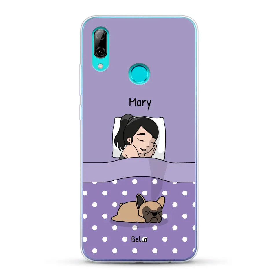 Cuddle time with pets Single - Personalised Phone Case