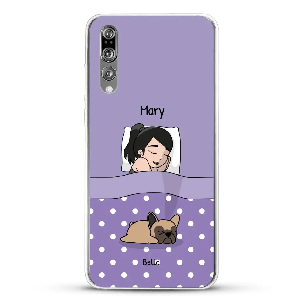 Cuddle time with pets Single - Personalised Phone Case