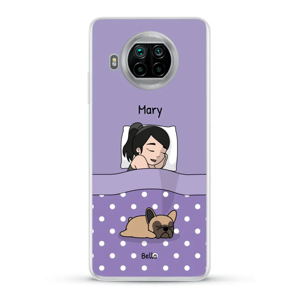 Cuddle time with pets Single - Personalised Phone Case