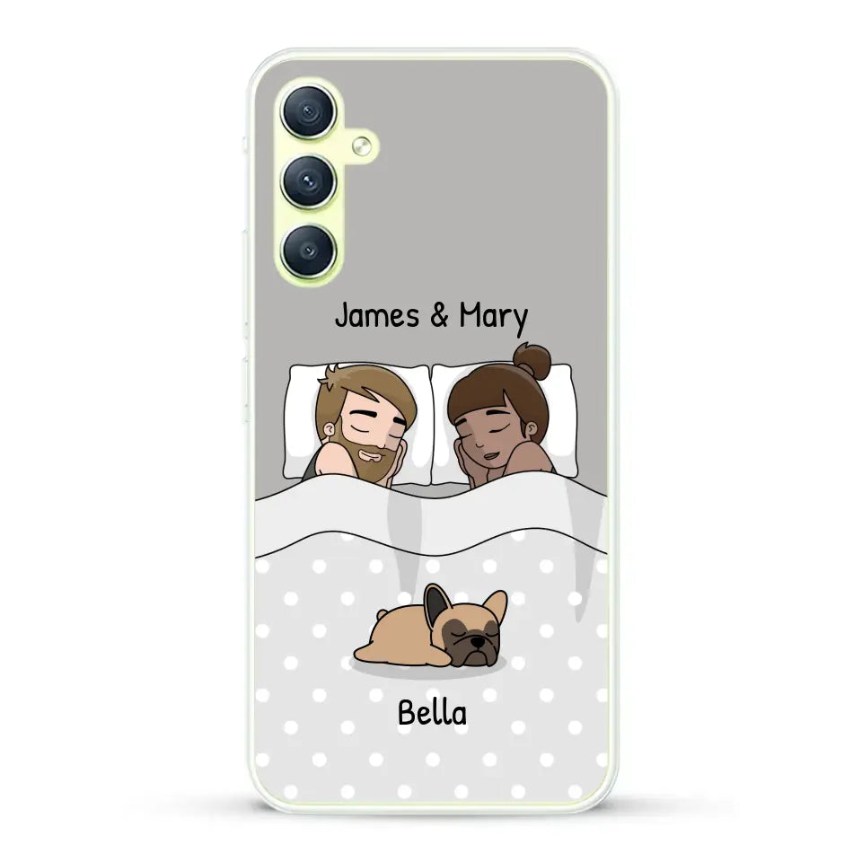 Cuddles with pets - Personalised Phone Case