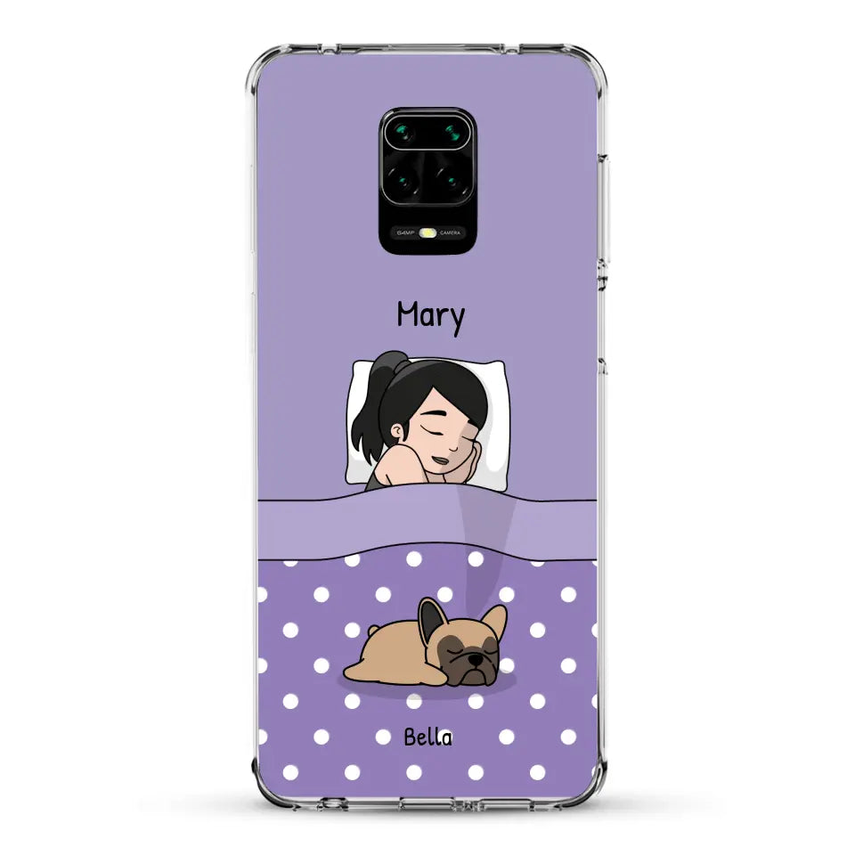 Cuddle time with pets Single - Personalised Phone Case