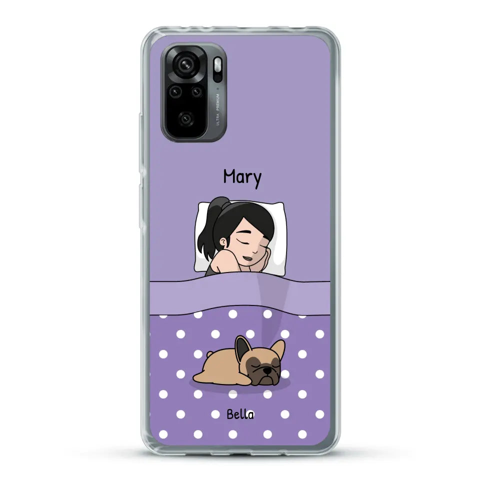 Cuddle time with pets Single - Personalised Phone Case