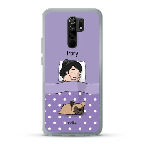 Cuddle time with pets Single - Personalised Phone Case - Featured Image