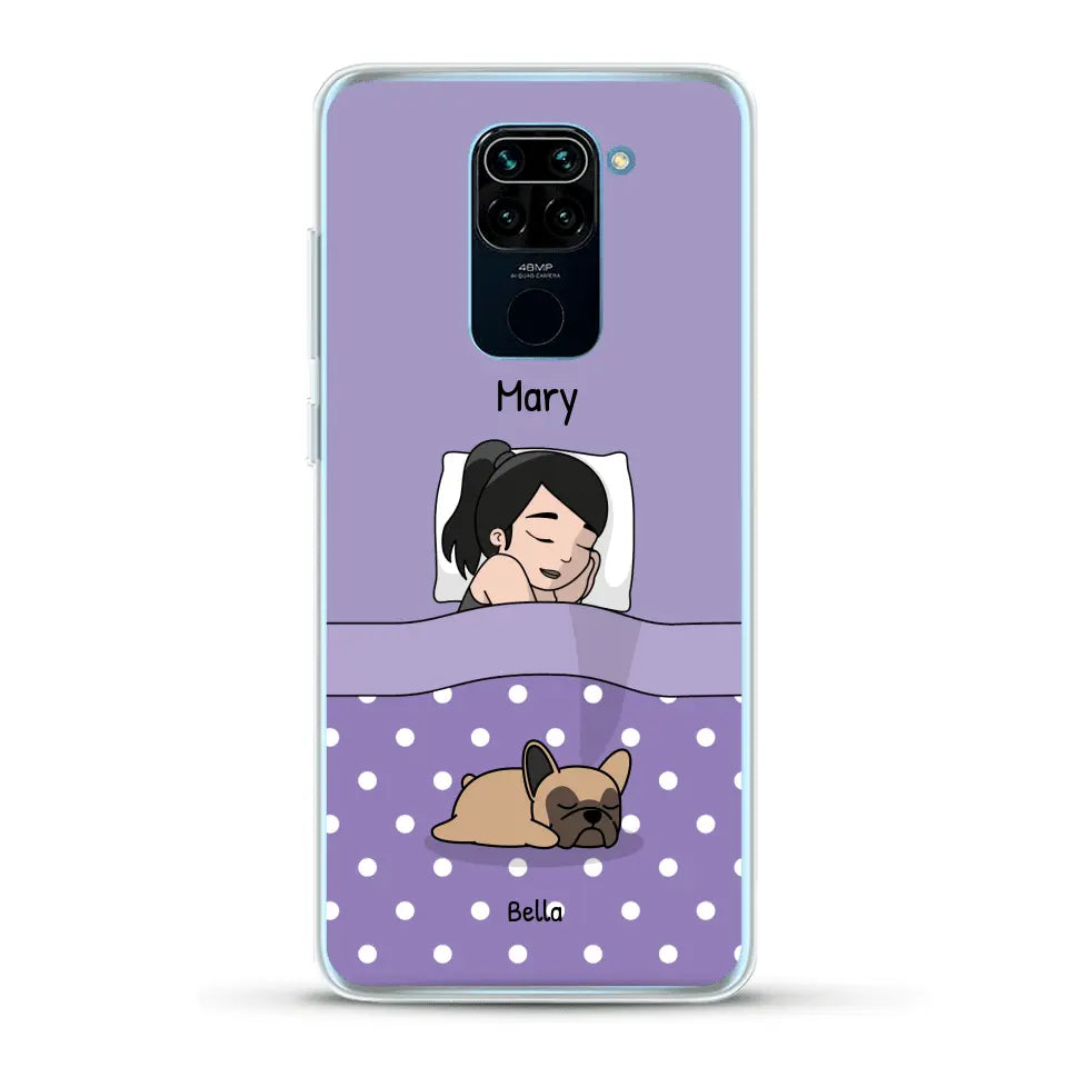 Cuddle time with pets Single - Personalised Phone Case