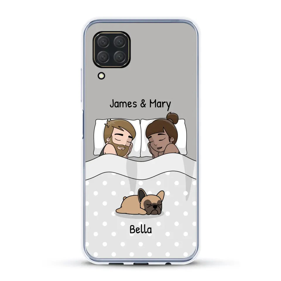 Cuddles with pets - Personalised phone case