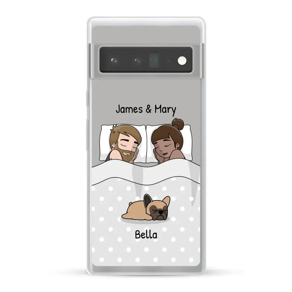 Cuddles with pets - Personalised Phone Case