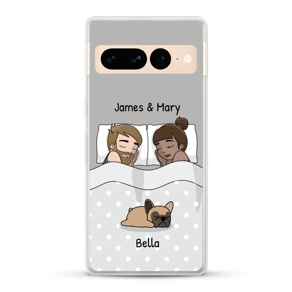 Cuddles with pets - Personalised Phone Case