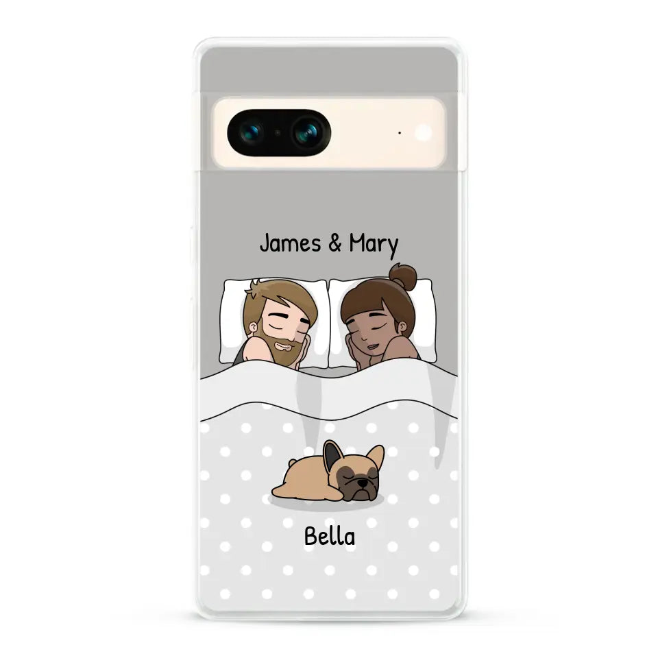 Cuddles with pets - Personalised Phone Case