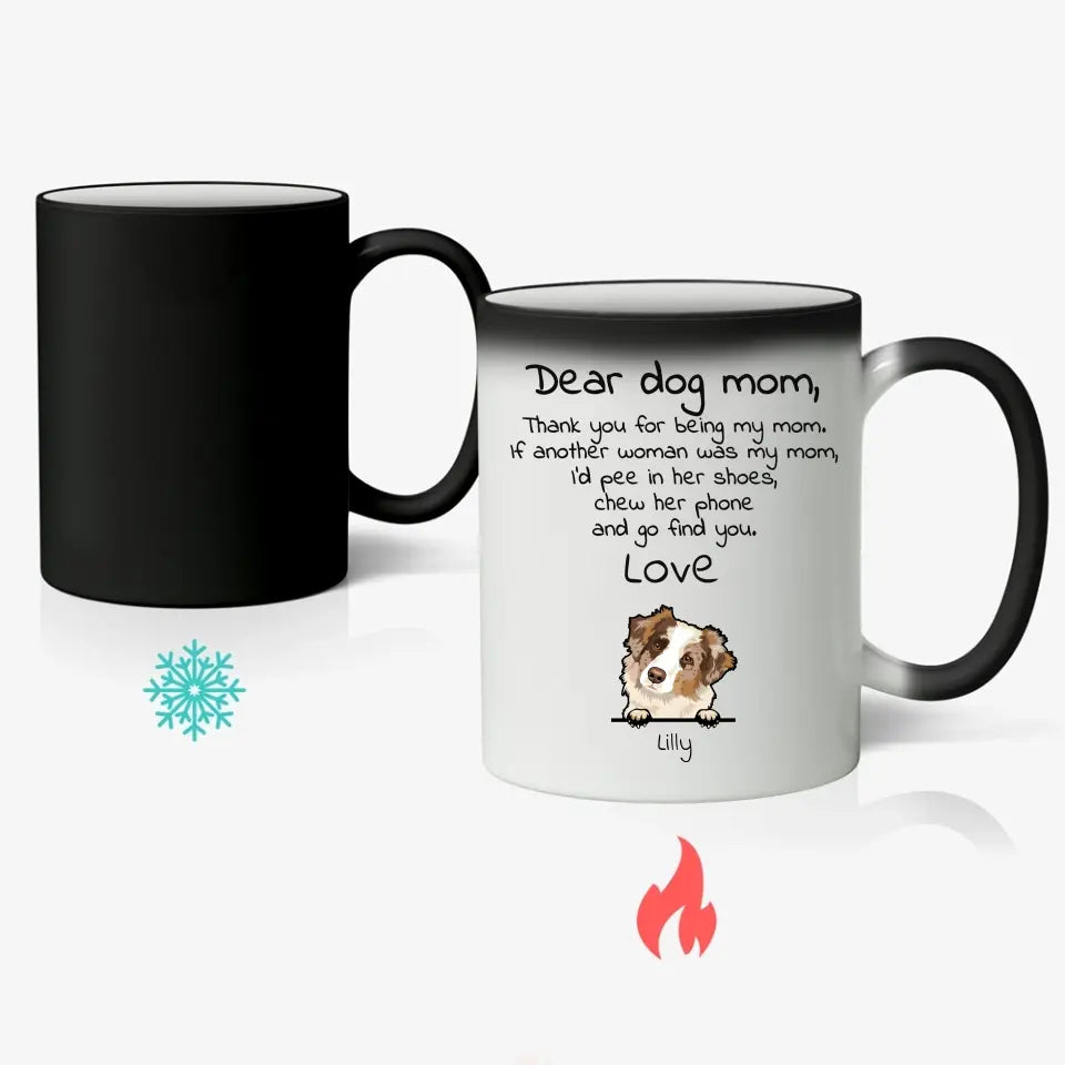 Dear Dog Pawrent - Personalised mug