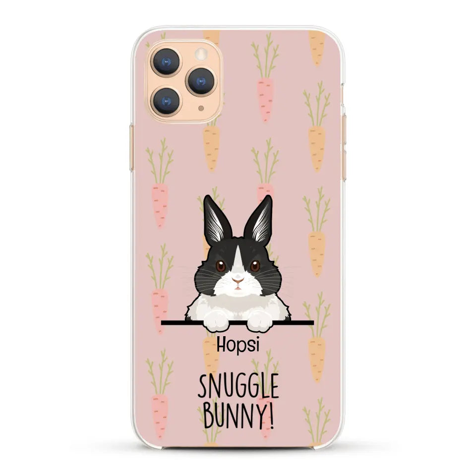 Snuggle bunny - Personalised Phone Case