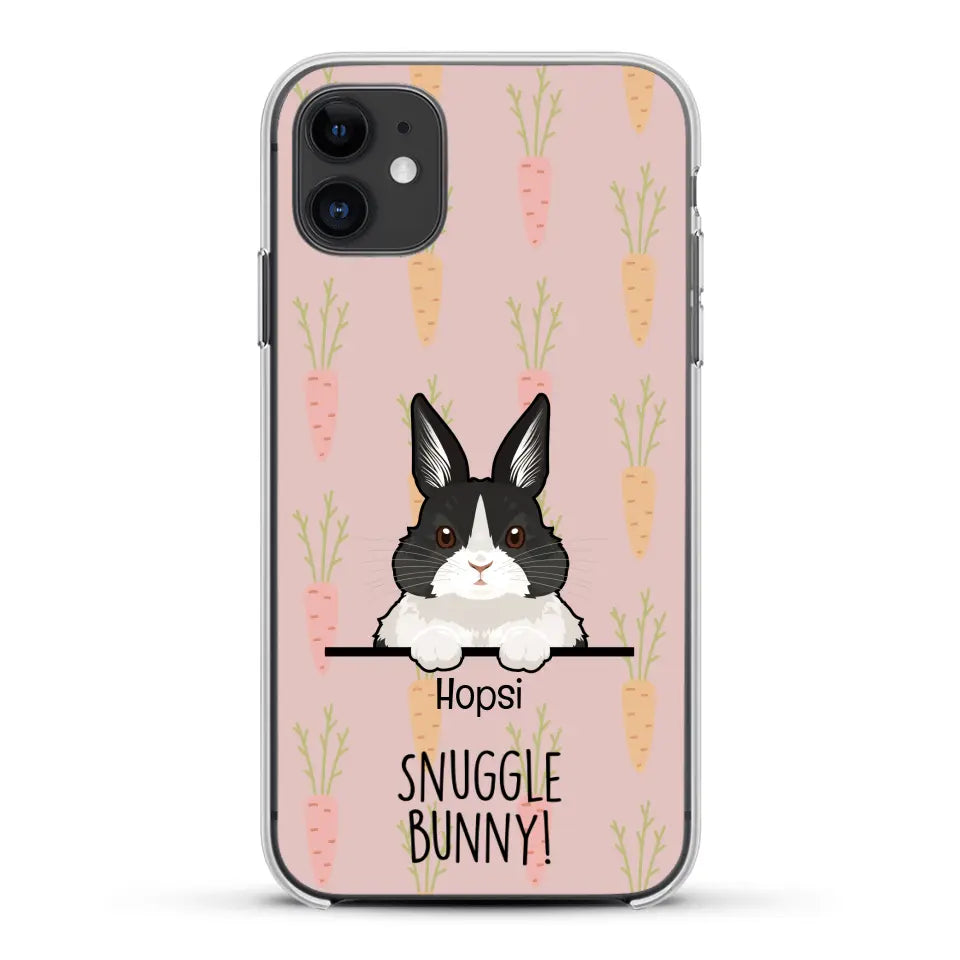 Snuggle bunny - Personalised Phone Case