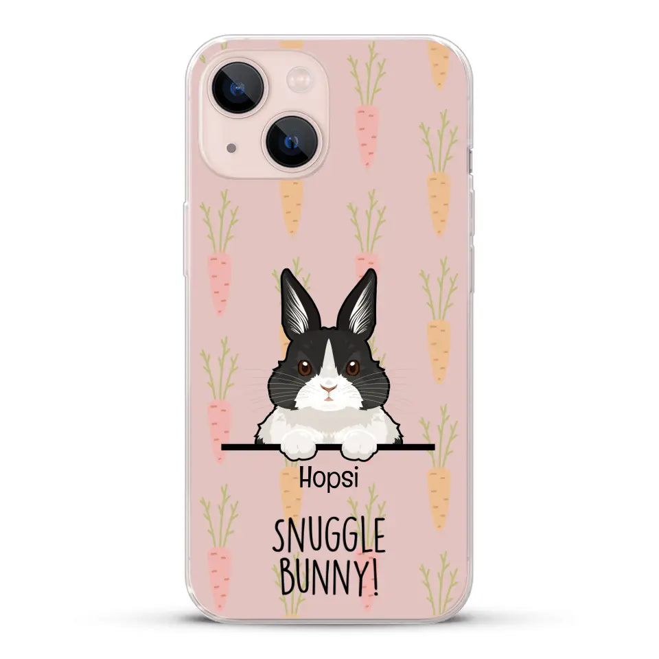 Snuggle bunny - Personalised Phone Case