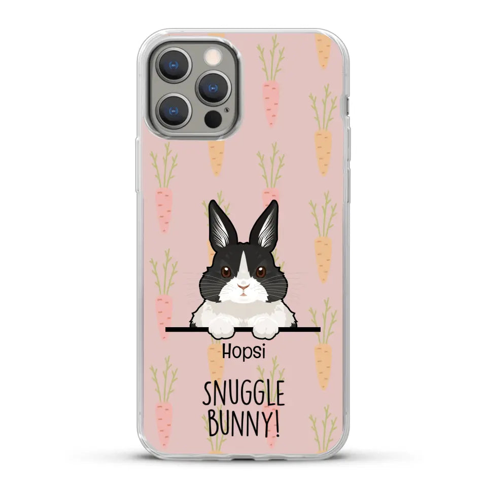 Snuggle bunny - Personalised Phone Case