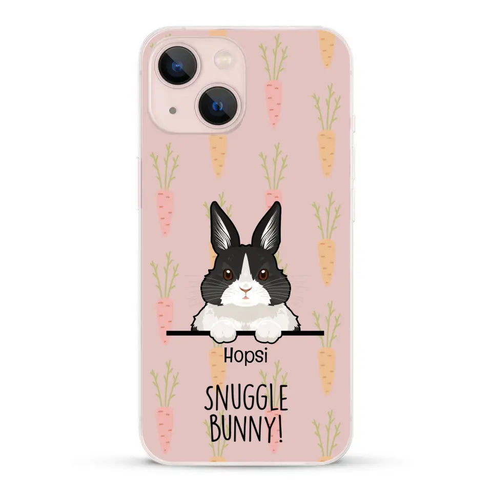 Snuggle bunny - Personalised Phone Case